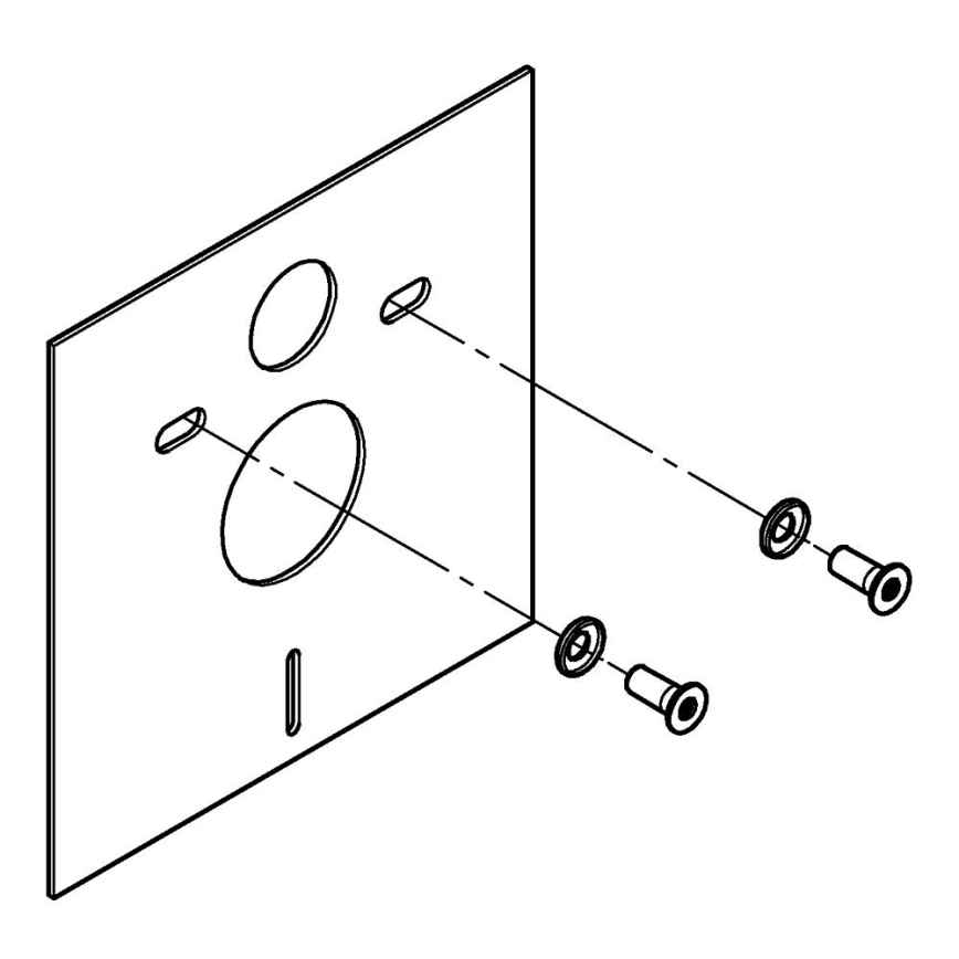 Set amortizare pentru WC GROHE 37131000, alb
