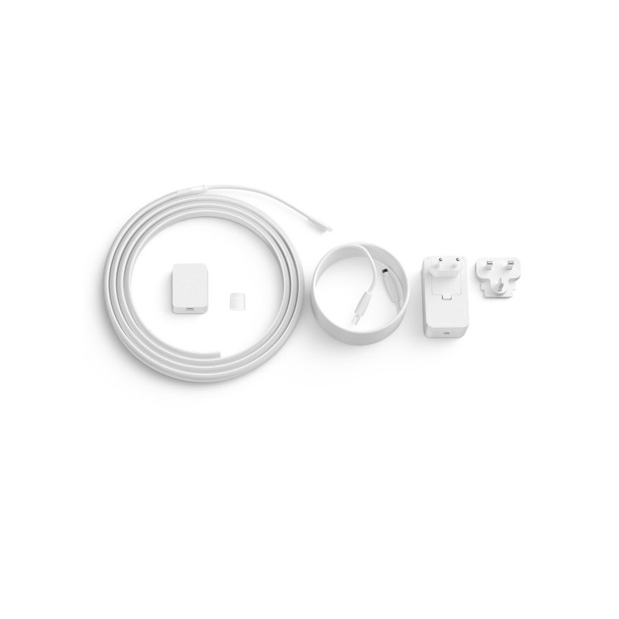 SET bandă LED RGBW dimabilă Philips Hue WHITE AND COLOR AMBIANCE 2m LED/20W/230V + 4x Dimmable bulb Philips A60 E27/6,5W/230V 2000-6500K