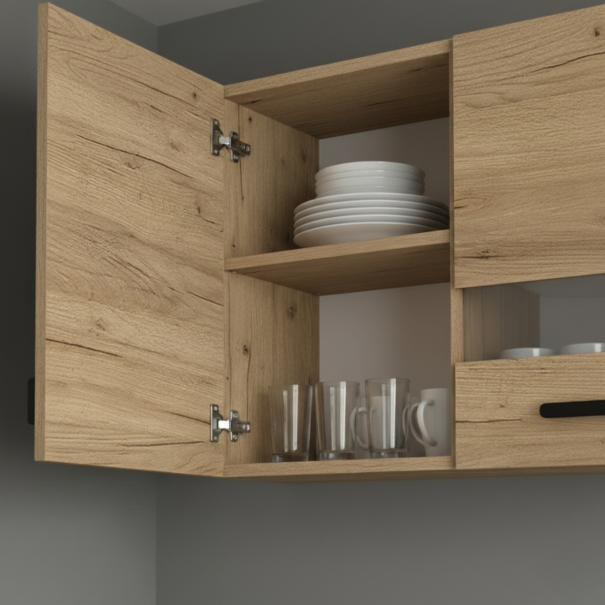 Set bucătărie ROSALIA 240 cm, stejar craft