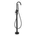 Set cadă freestanding cu baterie, 116 cm, negru