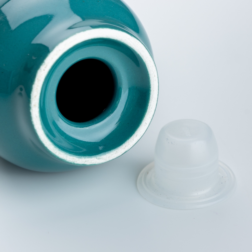 Set ceramic turcoaz pentru piper și sare