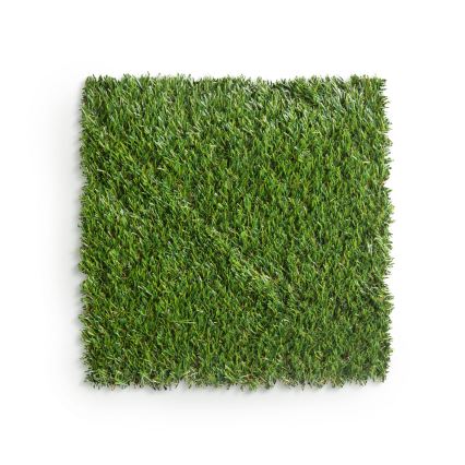 Set de 11 plăci de gazon artificial 30x30 cm, înălțimea firelor 20 mm, verde