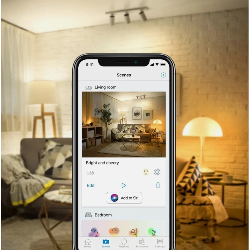Set 2x becuri LED dimabile A60 E27/9W/230V 2700K Wi-Fi + telecomandă - WiZ