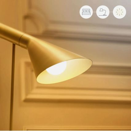 Set 2x becuri LED dimabile A60 E27/9W/230V 2700K Wi-Fi + telecomandă - WiZ