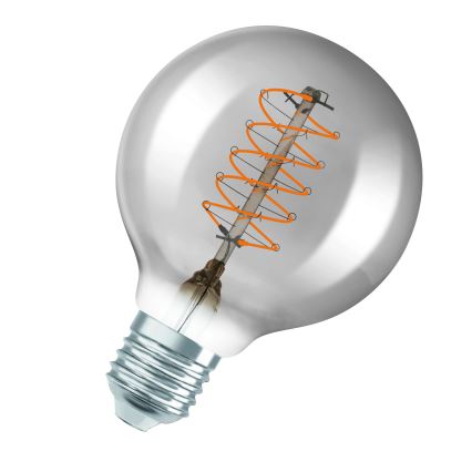 Set de 2 becuri LED dimabile cu filament vintage E27/7,8W/230V 1800K - Osram