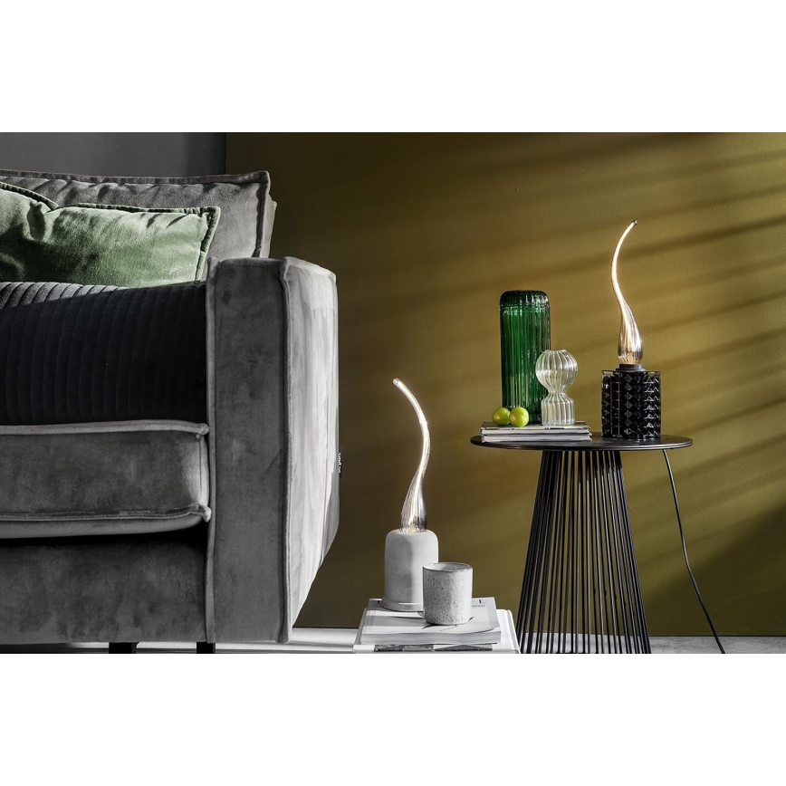 Set de 2 becuri LED dimabile LAMDA E27/4W/230V 2100K transparente