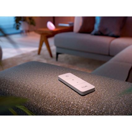 Set de 2 becuri LED reglabile Philips Hue White Ambiance GU10/4,2W/230V 2200-6500K + comutator dimmer