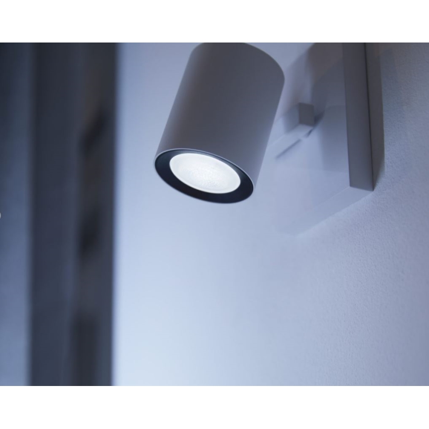 Set 2x becuri LED dimabile Philips Hue WHITE AMBIANCE GU10/4,2W/230V 2200-6500K + Hue bridge