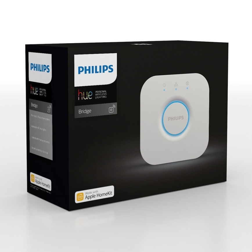 Set 2x becuri LED dimabile Philips Hue WHITE AMBIANCE GU10/4,2W/230V 2200-6500K + Hue bridge