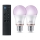 Set de 2 becuri LED RGB dimabile Philips SMART A60 E27/8,5W/230V 2200-6500K + telecomandă