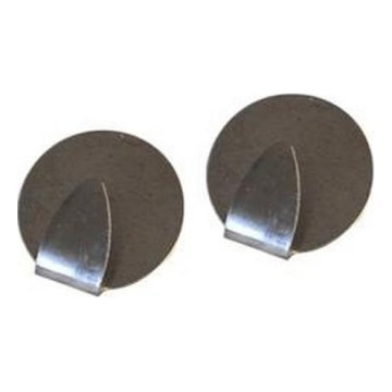 Set de 2 cârlige de perete TORO, crom mat