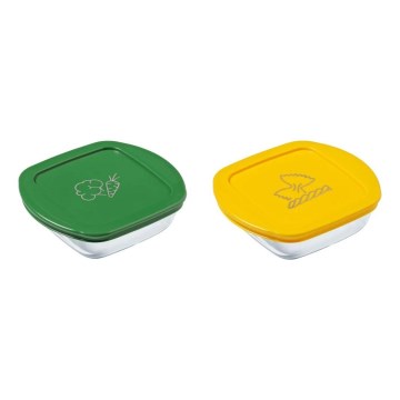 Set de 2 caserole din sticlă pentru alimente PYREX 0,3 l