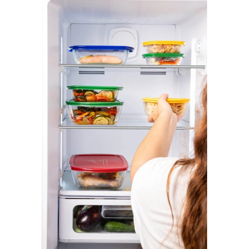 Set de 2 caserole din sticlă pentru alimente PYREX, 1,2/2,5 l