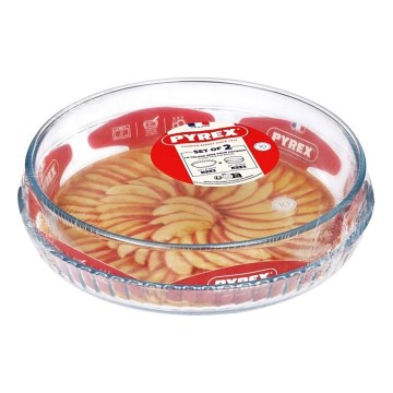 Set de 2 forme pentru tartă PYREX, Ø 26/28 cm