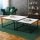 Set de 2 mese de cafea DUAL 76x76/66x66 cm negru/alb