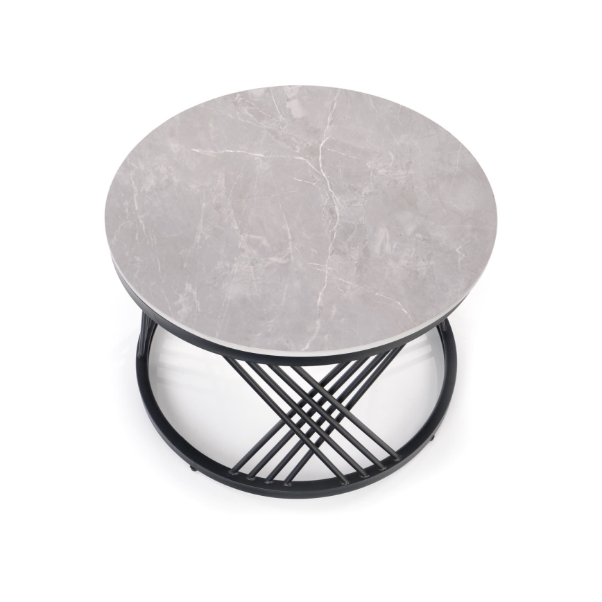 Set de 2 mese de cafea ELEGRA, gri