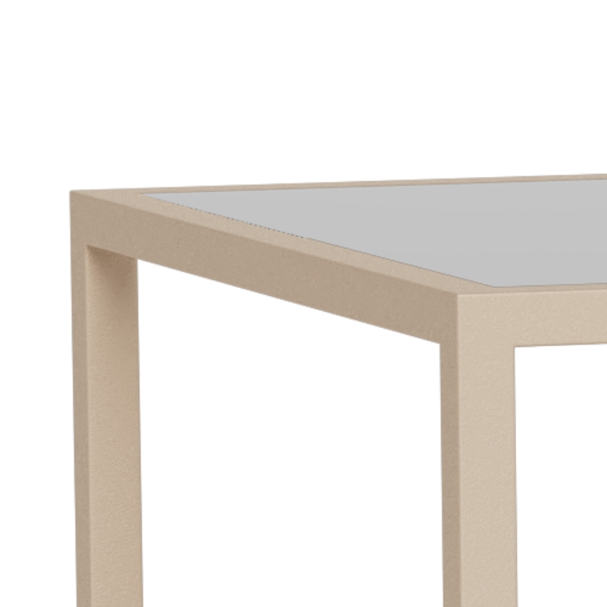 Set de 2 mese de cafea SARON 90 x 50 cm, gri/transparent
