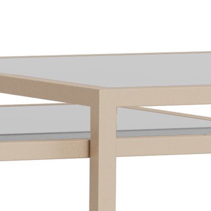 Set de 2 mese de cafea SARON 90 x 50 cm, gri/transparent