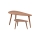 Set de 2 mese de cafea SOLE 60/80x30/40 cm nuc