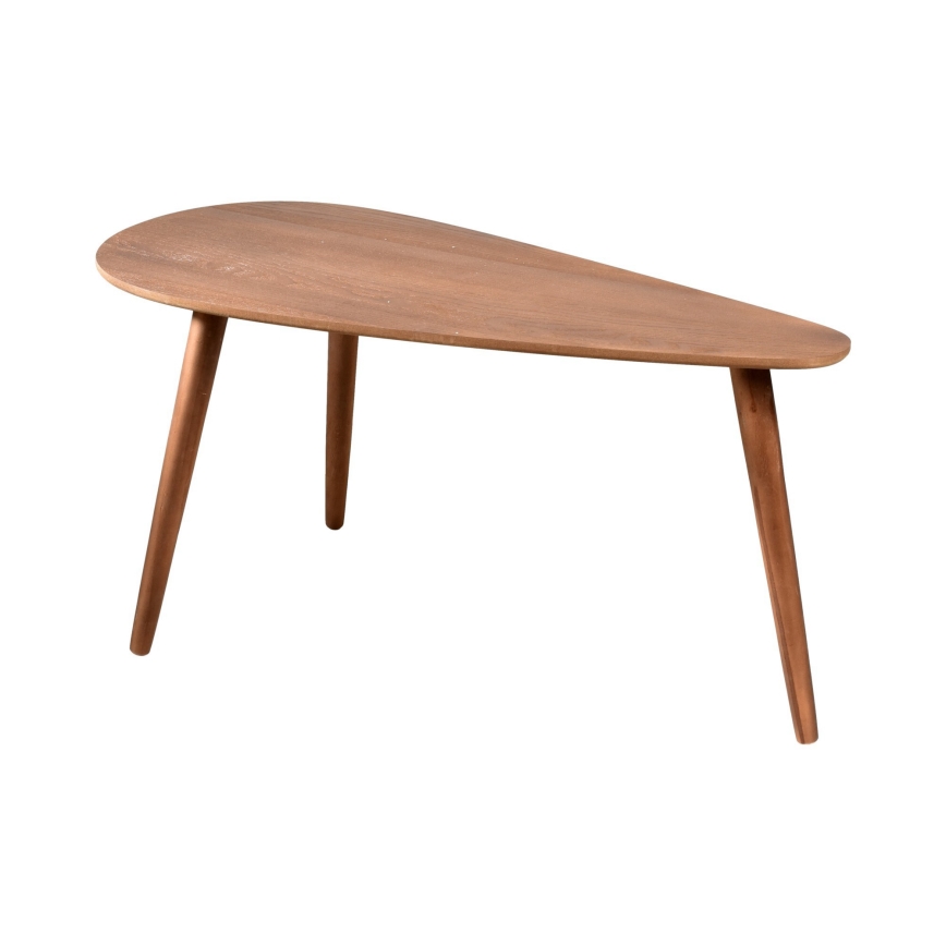 Set de 2 mese de cafea SOLE 60/80x30/40 cm nuc