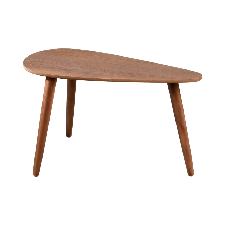Set de 2 mese de cafea SOLE 60/80x30/40 cm nuc