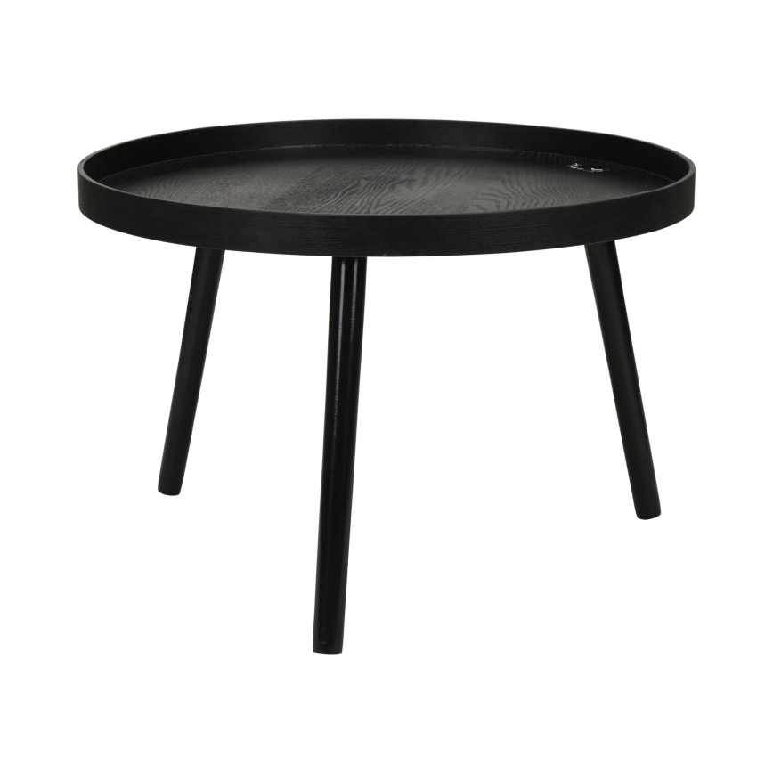 Set de 2 mese de cafea VERDE, Ø 60/38 cm, negru