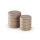 Set de 2 tabureți PAX Ø 33/40 cm, taupe
