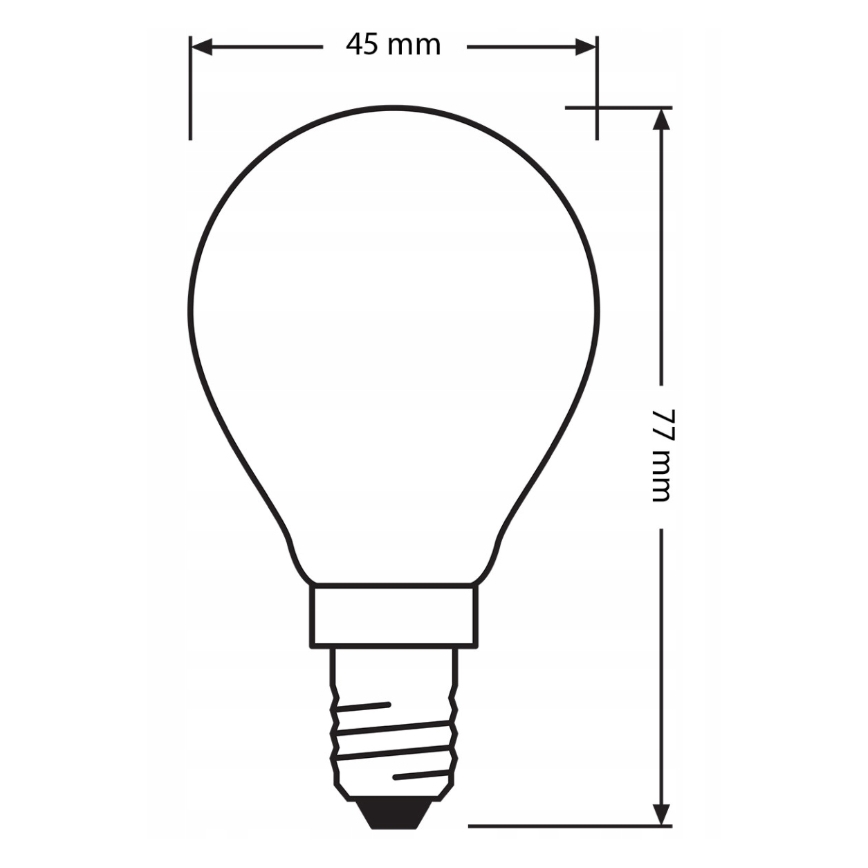 Set de 3 becuri LED BASE CLASSIC FILAMENT E14/5,9W/230V 4000K - Osram