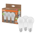 Set de 3 becuri LED din plastic reciclat A100 E27/14W/230V 4000K - Osram