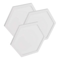 Set de 3 panouri LED RGBIC+CCT dimabile - extensie LED/1,8W/230V Wi-Fi Tuya
