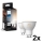 Set de 4 becuri LED reglabile Philips Hue WHITE AMBIANCE GU10/4,2W/230V 2200-6500K
