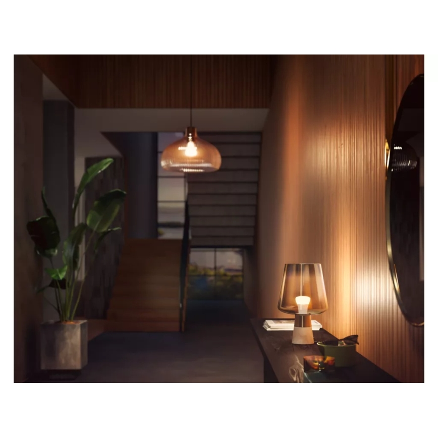 Set de 4 becuri LED reglabili Philips Hue WHITE E27/7W/230V 2700K