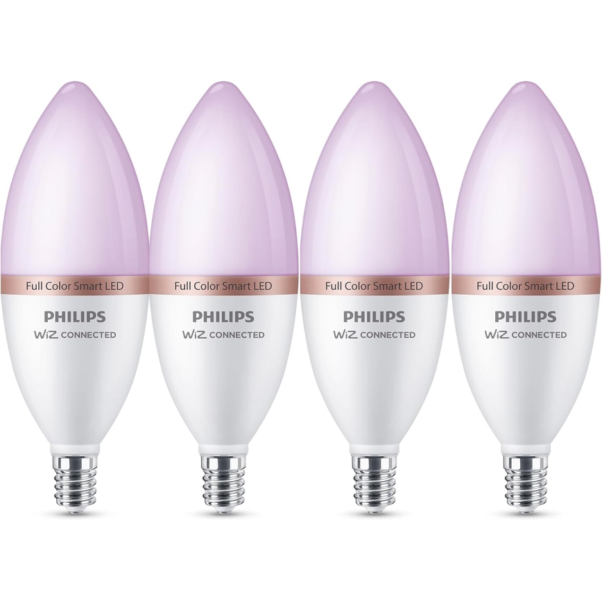 Set de 4 becuri LED RGB dimabile Philips SMART C37 E14/5W/230V 2200-6500K