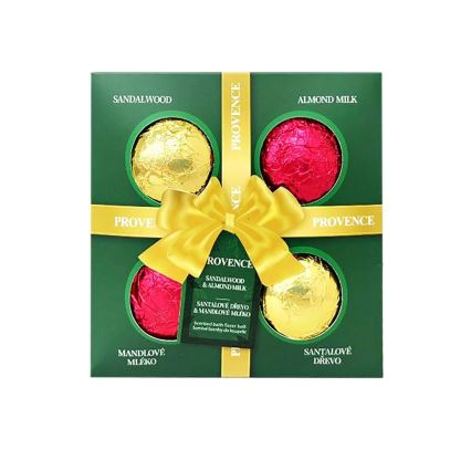 Set de 4 bombe efervescente pentru baie PROVENCE