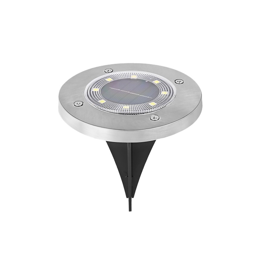 Set de 4 lămpi solare CLAVO cu LED, baterie 1x AAA, 4000K, IP44, 300 mAh