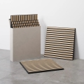 Set de 4 panouri acustice VASAVIK 60x60 cm, stejar natural
