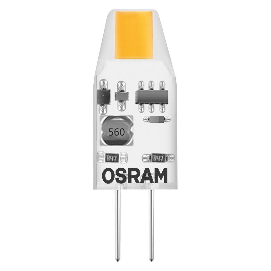 Set de 5 becuri LED micro cu pini G4, 1W, 12V, 2700K - Osram