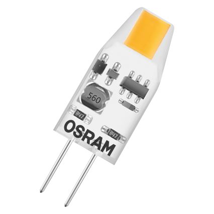 Set de 5 becuri LED micro cu pini G4, 1W, 12V, 2700K - Osram
