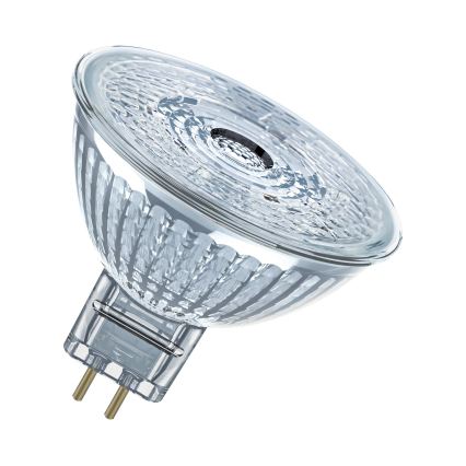 Set de 5 becuri LED MR16, soclu GU5,3, 2,6W/12V, 2700K (lumină caldă), 36° - Osram