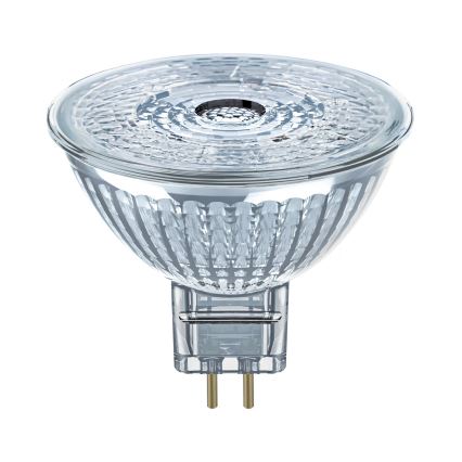 Set de 5 becuri LED MR16, soclu GU5,3, 2,6W/12V, 2700K (lumină caldă), 36° - Osram