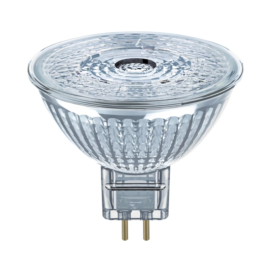 Set de 5 becuri LED MR16, soclu GU5,3, 2,6W/12V, 2700K (lumină caldă), 36° - Osram