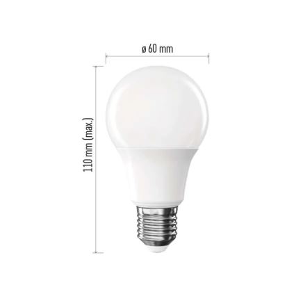 Set de 6 becuri LED A60 E27/8,8W/230V 4000K