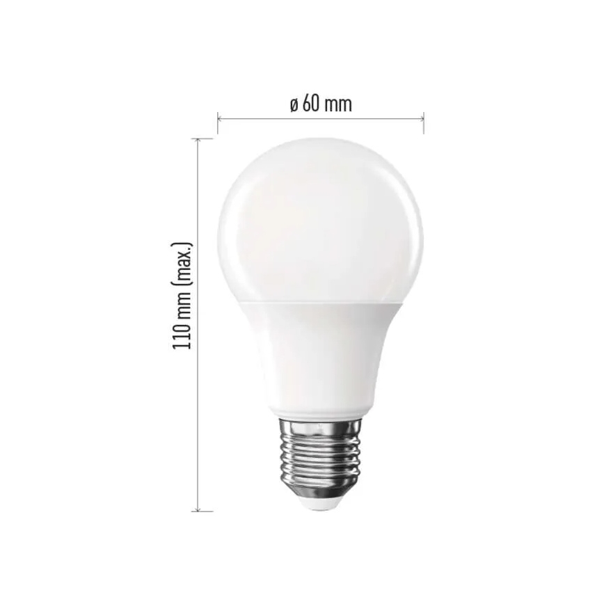 Set de 6 becuri LED A60 E27/8,8W/230V 4000K