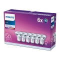 Set de 6 becuri LED Philips GU10, 4,6 W, 230 V, 4000 K