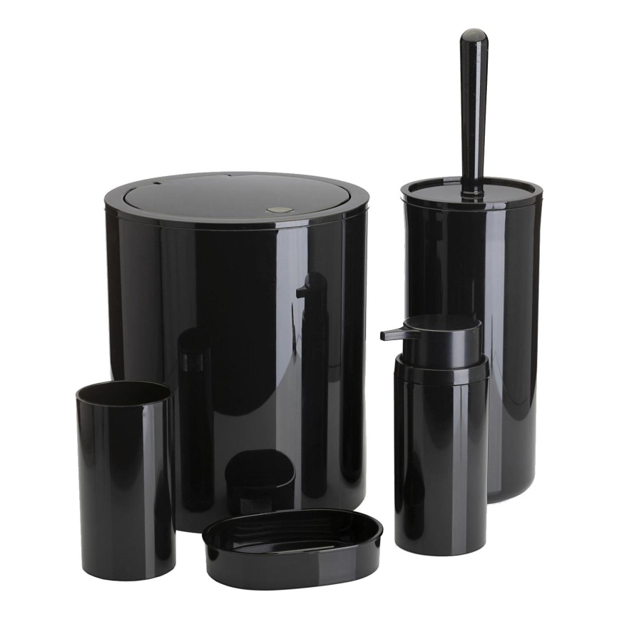 Set de baie CARMEN 5 buc. negru