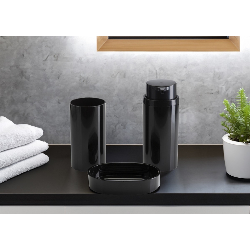 Set de baie CARMEN 5 buc. negru