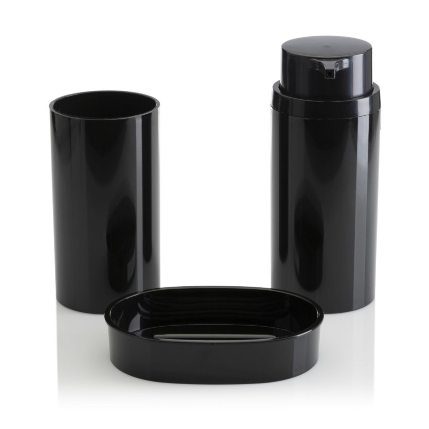 Set de baie CARMEN 5 buc. negru