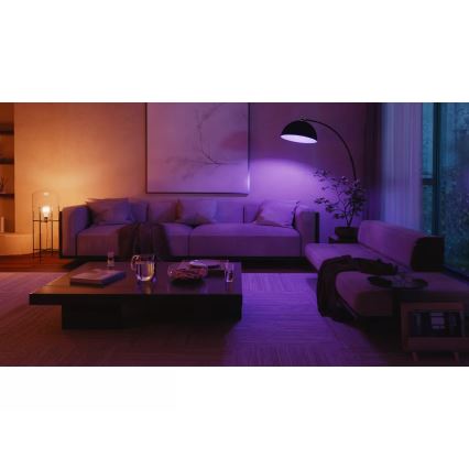 Kit de pornire Philips Hue White and Color Ambiance, 3 x E27, 8,1 W, 1000–20000 K + dispozitiv de conectare
