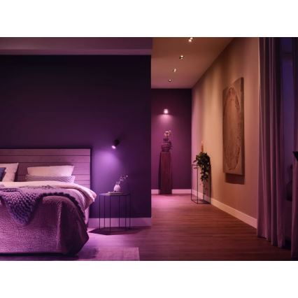 Kit de pornire Philips Hue WHITE AND COLOR AMBIANCE 3xGU10/4,2W/230V 2200-6500K + Hue bridge