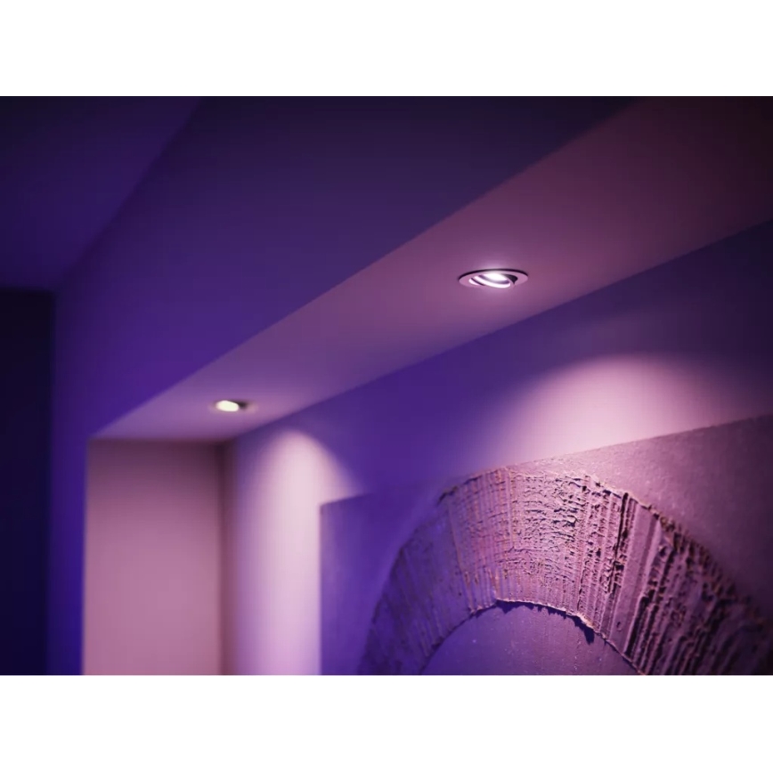 Kit de pornire Philips Hue WHITE AND COLOR AMBIANCE 3xGU10/4,2W/230V 2200-6500K + Hue bridge